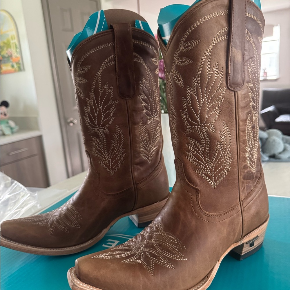 Brown Western Leather Boots